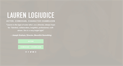 Desktop Screenshot of laurenlogiudice.com